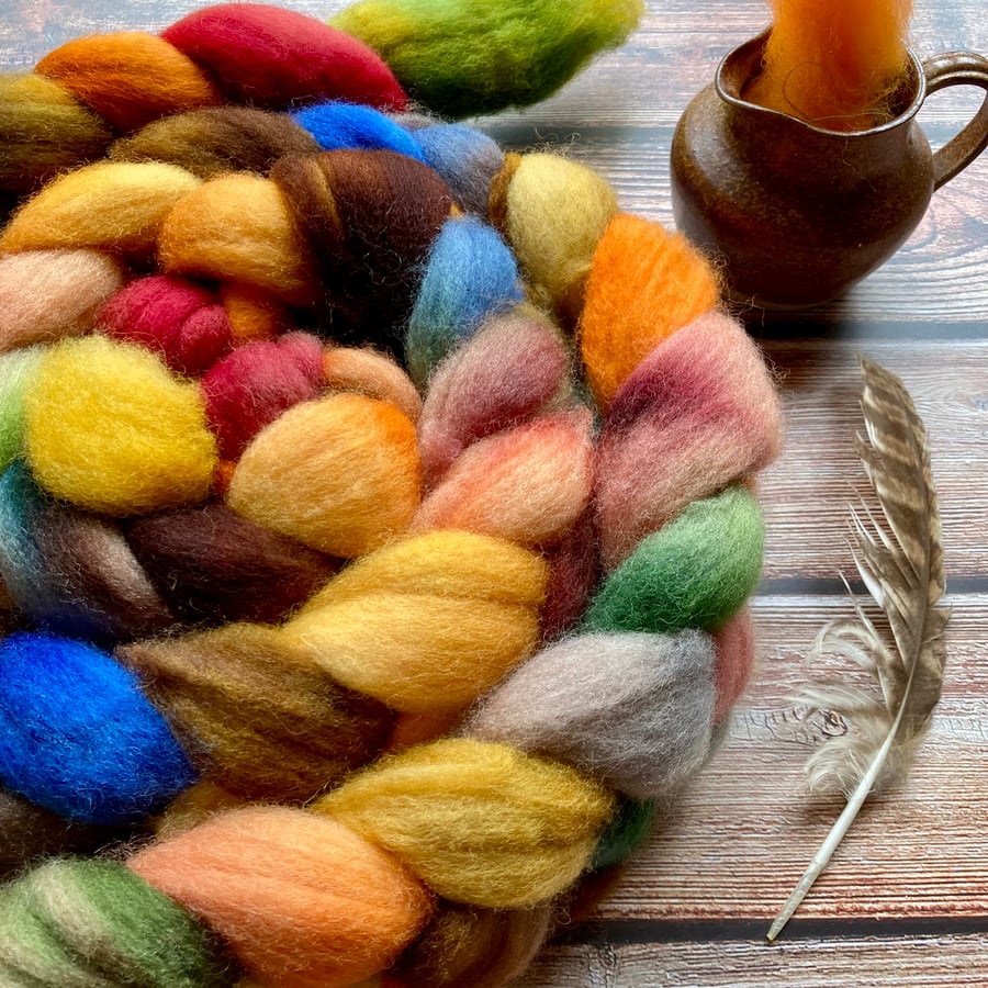 Cormo spinning fibre 100g Campfire