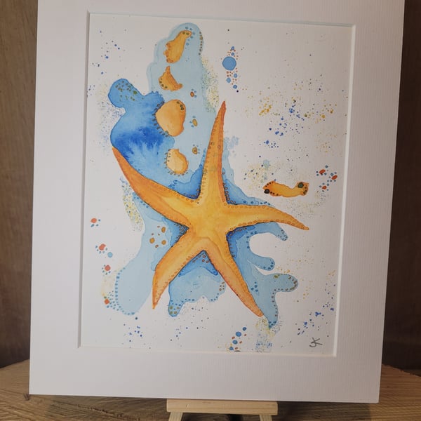 Starfish Watercolour Painting