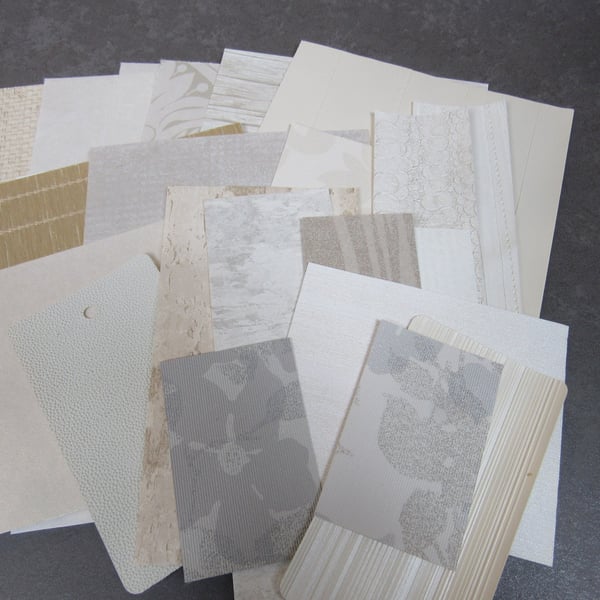 Mixed Whites, Creams Wallpaper Craft Pack