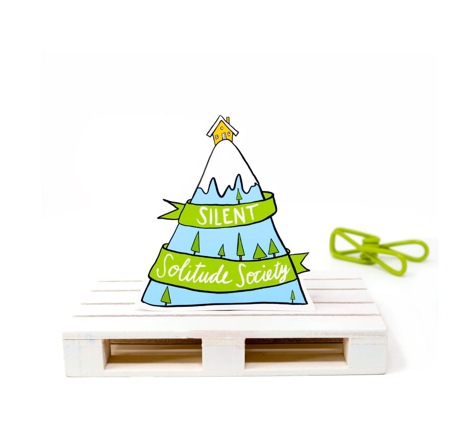 Silent Solitude Society Sticker