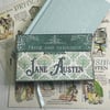 Library - Slider card and envelope (Green) by Carolee Crafts PB11 - 0013