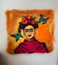 Frida Kahlo - Original Needle Felt Artwork - Image 2