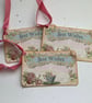GIFT TAGS .Vintage -style  ' Afternoon Tea '( set of 3) ' .ready to ship... - Image 3