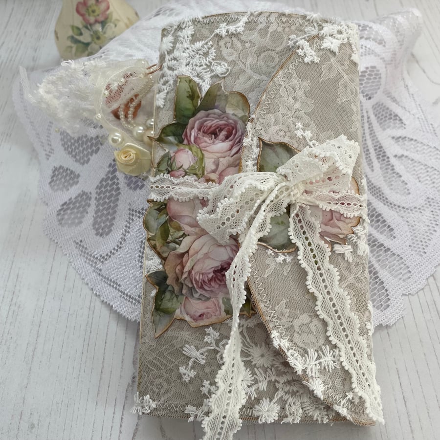 Journal - Rose and Lace by  Carolee Crafts  PB10 - 0012