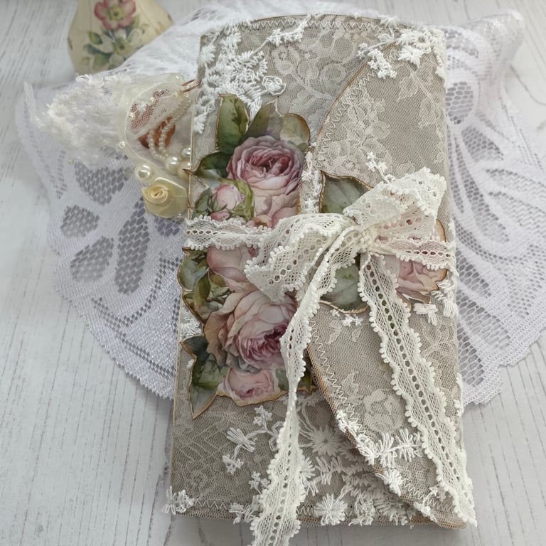Journal - Rose and Lace by  Carolee Crafts  PB10 - 0012