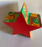 Hand painted wooden star shape box - Image 4