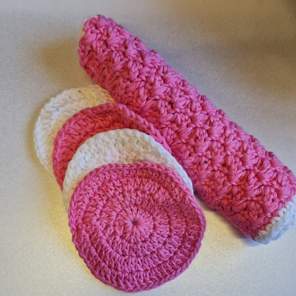 Crochet Face Cloth and Make Up Wipes