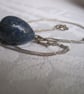 Lapis Lazuli Pendant on Sterling Silver Chain - Image 2