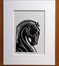 Horse Head Linocut - Image 4