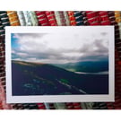 Mynydd Llangorse, Bannau Brycheiniog, A6 Greetings Card Mountain Landscape Photo