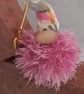 Lavender Scented Gnome Keyrings - Pink Beard - Image 3