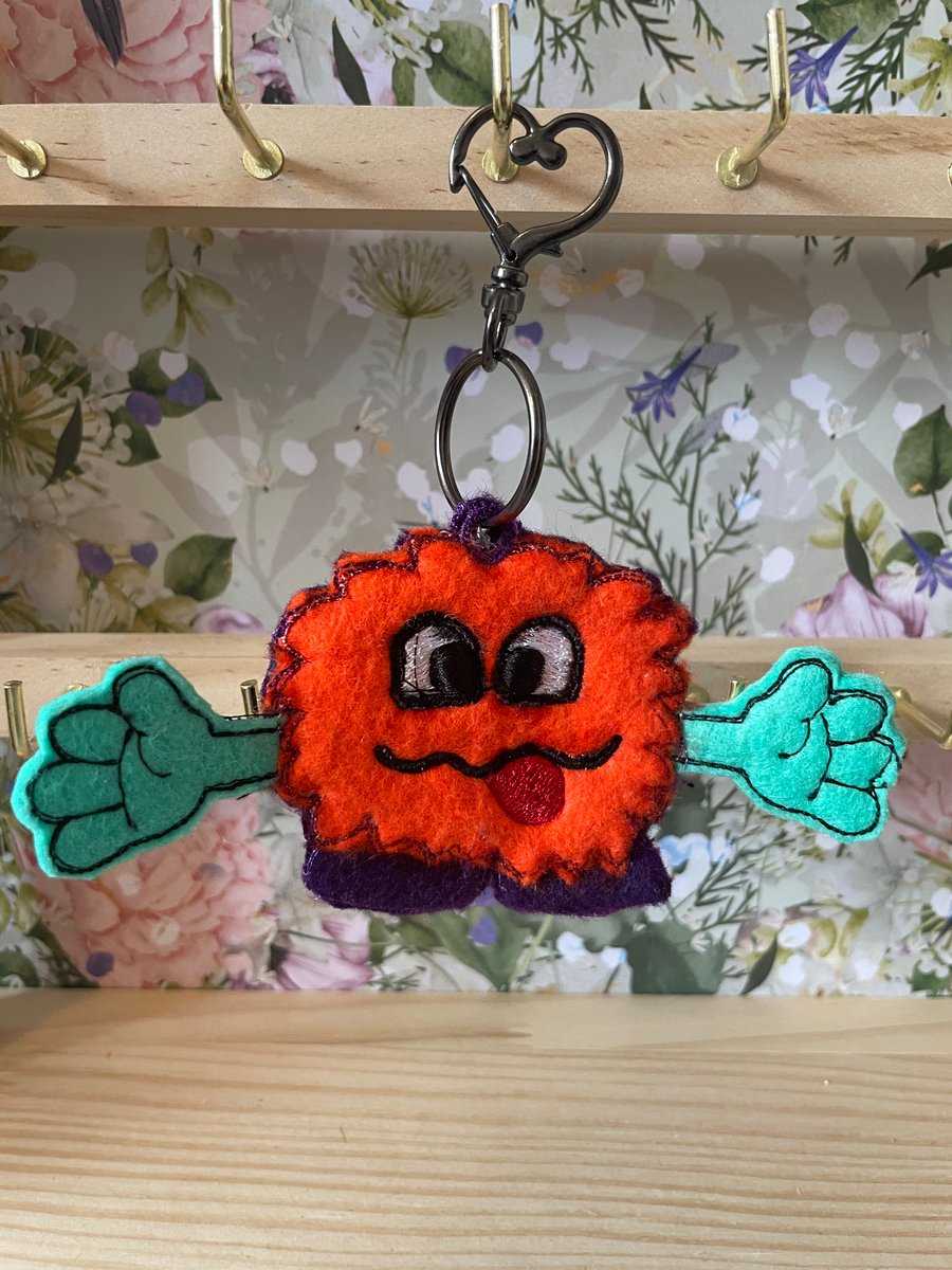 Pocket Hugs – Emotional Support,Gift, keyring, bag tag, Monster hug 