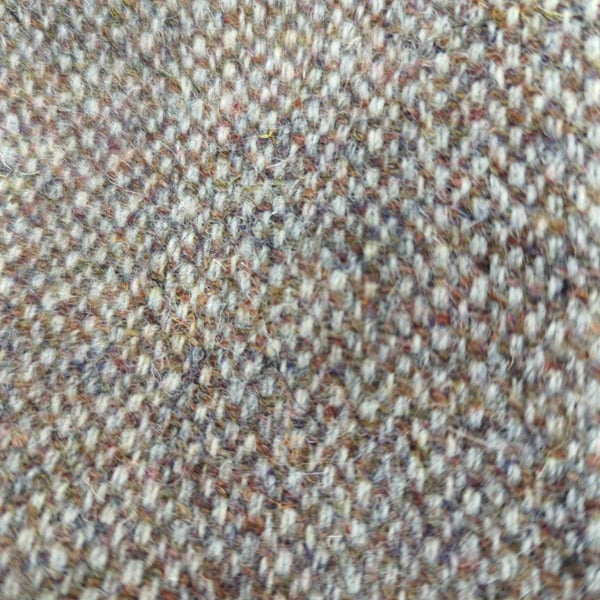 A piece of cream harris tweed 