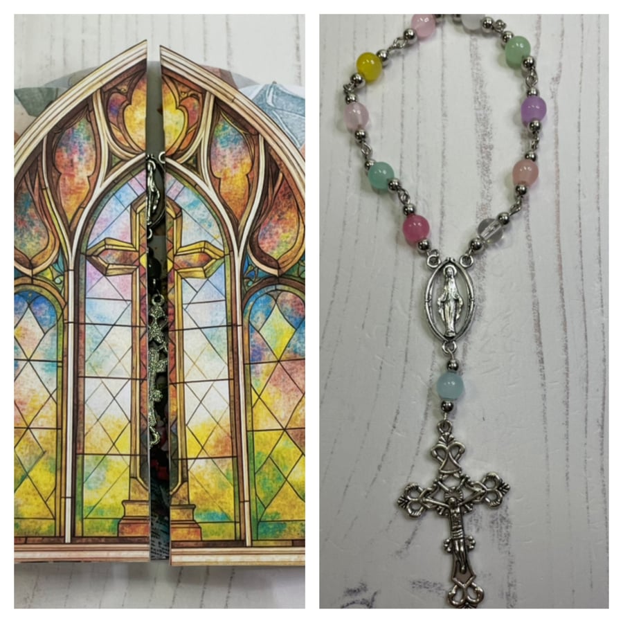 Folio and Rosary - Vibrant Faith - PB4