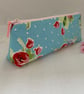 Pencil Case, Brush Case, Cosmetic Bag, Zipped Purse, Mothers Day Gift - Image 1