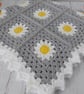 Crochet Daisy Baby Blanket - Image 6