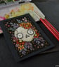bony botanical skull - original aceo - Image 4