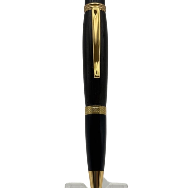 Stalwart Ballpoint Pen - Bog Oak