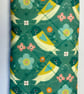 Velvet lined glasses case pouch, Set 2 green - Image 4