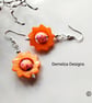 Mother of Pearl & Polymer Clay Earrings  - Image 2