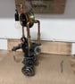 Unusual Upcycled clock and light - Image 4