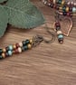 Boho beaded wrap bracelet and earrings set - Image 5