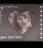 Personalised Slate Photo Frame - Heart - Image 2