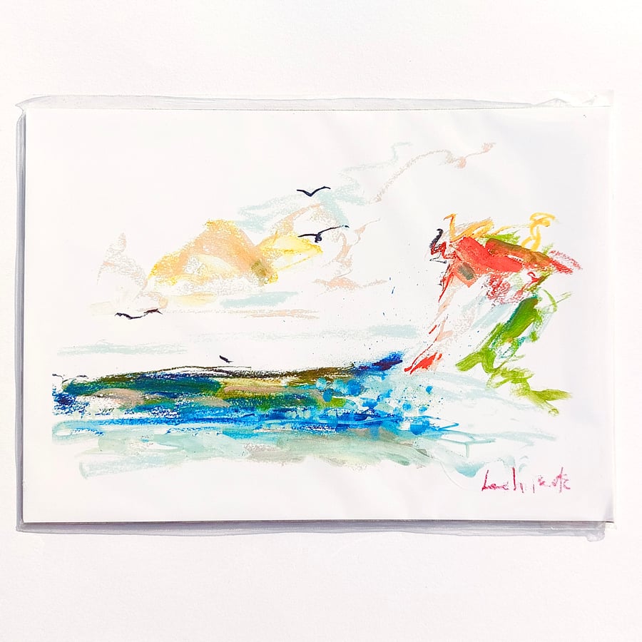 A5 Porthtowan Calm Sea