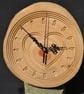 Handcrafted pine wall clock with quartz movement. - Image 3