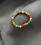 Handmade beadwork bracelet. 17cm. 