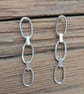 Linked chain earrings 