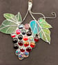 Unique Handmade 3D-Stained Glass Grapevine Suncatcher (B) - Image 1