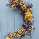 Dried Flower Crescent Moon Decoration 