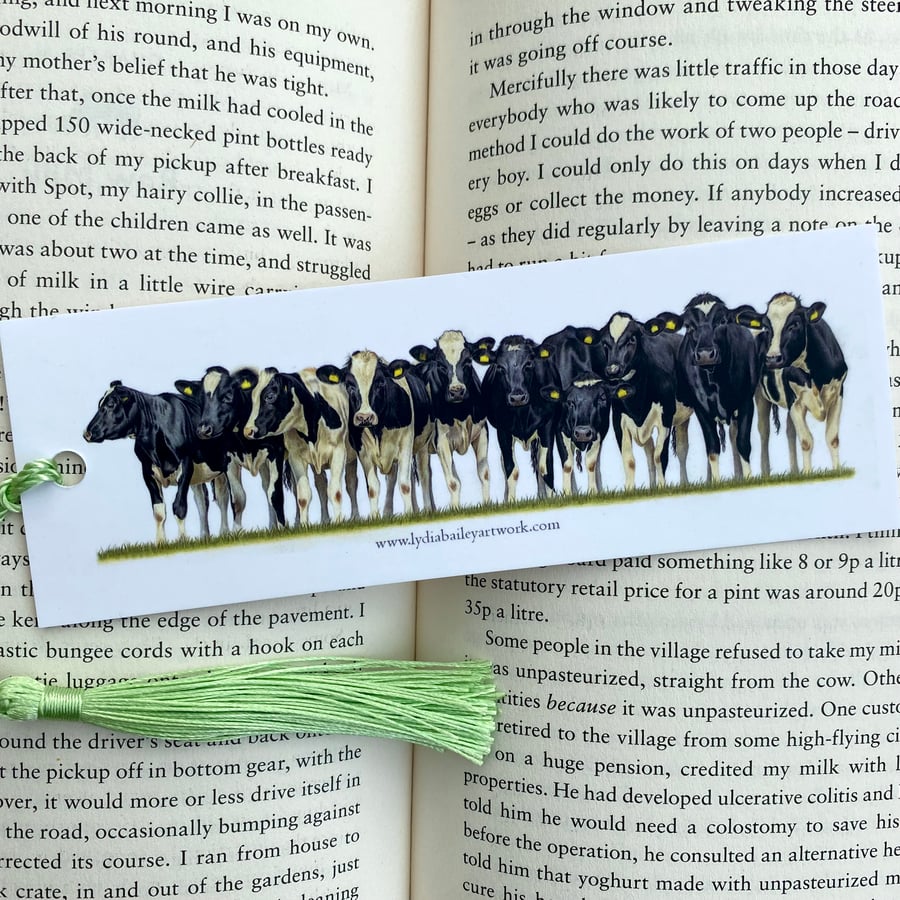 ‘Here Come the Girls’ Cow Bookmark