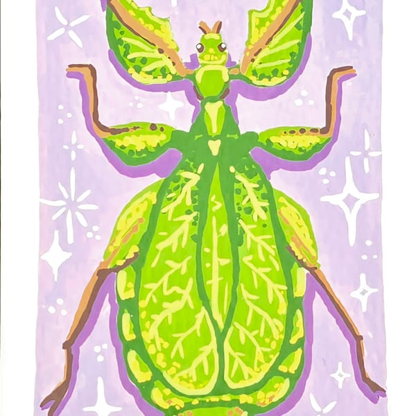 Leaf Insect - Entemology - ACEO