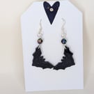 Bat Shaped Resin Earrings 