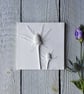 Sea Holly Plaster Cast Wall Plaque - Image 3