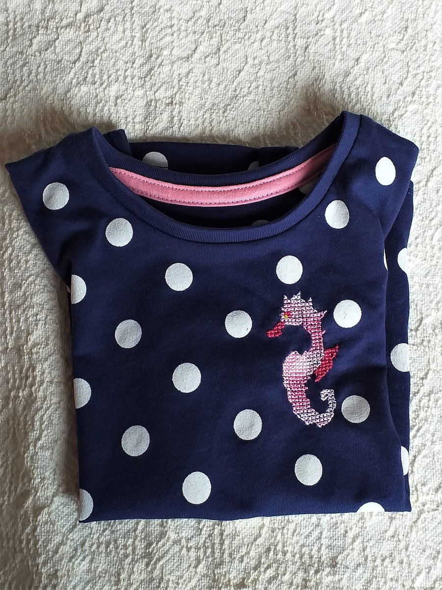 Seahorse T-shirt Age 12-18 months