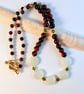 Red Tiger's Eye And New Jade Necklace - Handmade In Devon - Image 9