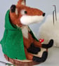 Needle Felted whimsical Fox - Woollen Decoration  - Image 3