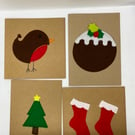 Felt Christmas cards