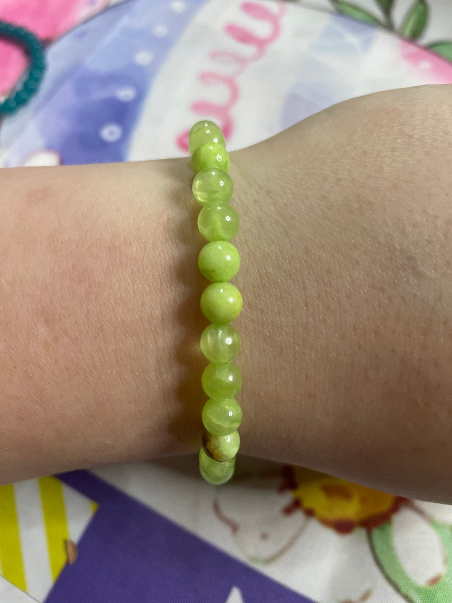 (Green Aventurine) Handmade Gemstone Bracelet (17cm)