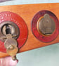 Vintage Tape Measure Key and Letter Rack 11 - Image 2