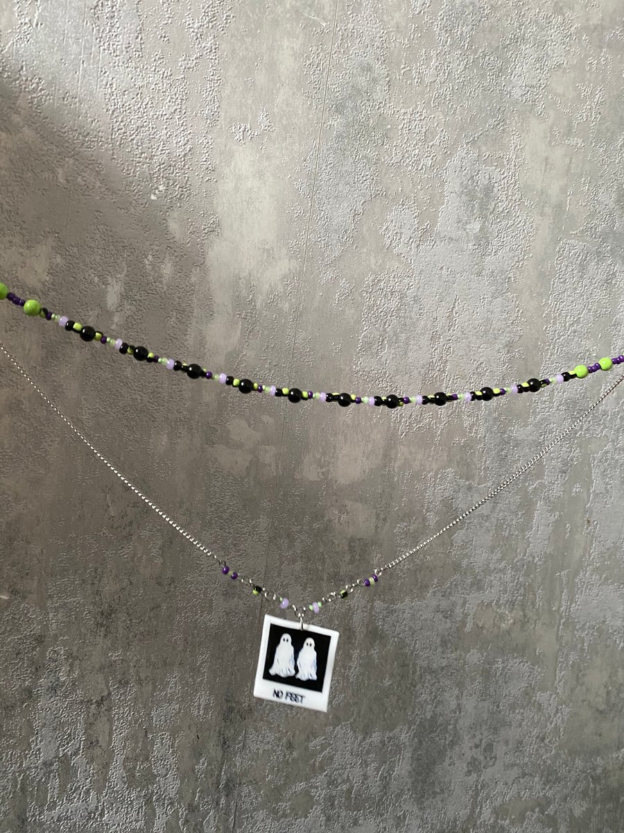 Beetlejuice - Lydia Deetz inspired Polaroid Choker Necklace 