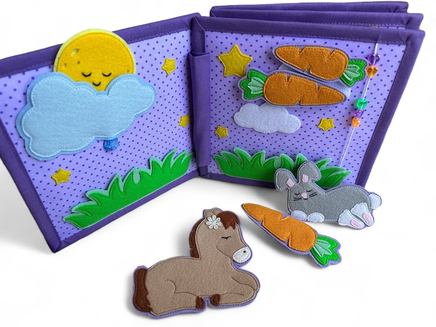 Quiet book Sleep habits baby boy girl 