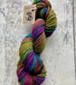 Hand spun yarn Grey Corriedale 100g Rainforest