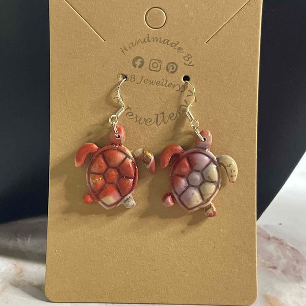 Handmade Polymer Clay Autumn Earrings