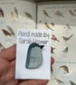 Ceramic blue Bird Brooch - Image 4