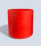 Large Statement Round Red Plant Pot - 19 cm Indoor Planter - Image 6
