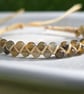 Labradorite Beaded Macrame Bracelet - Adjustable Gemstone bracelet  - Image 5